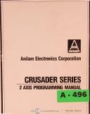 Anilam-Anilam Crusader 2 Axis Programming Manual-01